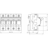 CORON 2 Switch disconnector D02, 3-pole+N