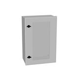 MINIPOL with glazed door + quarter turn lock, H600 W400 D230