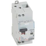 Differential circuit breaker DX³4500 high inlet and low outlet screw U+N 230V~ - 32A typeAC 300mA - curve C - 2 modules