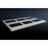 VX Roof plate, WD: 850x600 mm, for cable entry glands
