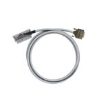 PLC-wire, Analogue signals, 15-pole, Cable LiYCY, 4 m, 0.25 mm²