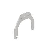 Shield clamp for industrial connector, Size: 3, Sheet steel, galvanize