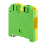 Rail-mounted screw terminal block ZSO1-16.0 yellow-green