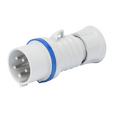 STRAIGHT PLUG HP - IP44/IP54 - 3P+N+E 32A 200-250V 50/60HZ - BLUE - 9H -  FAST WIRING