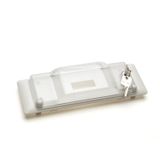 BK D ​​AEE rws  Transparent cover, for automation built-in unit, pure white Polycarbonate