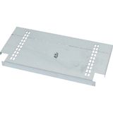 Partition, connection area/busbar top area, form 2b, WxD=800x600mm