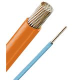 Halogenfree Single Core Wire H07Z-K 1,5orange, fine-stranded