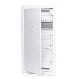 HW/FM communication distributors 3r, Jumbo36KW, with wireless door, patch panel,  3-way socket