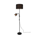 Owen floor lamp E27+E14 black