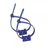 Leuchtenhalter INROLED_25 | INROLED_50 Ecolab, Sockel + Kabelbinder, metalldetektierbares PP, blau, 1 Paar (Ersatzteil)
