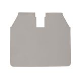 End plate for screw terminal AVK 16 RD grey