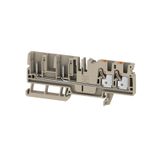 Feed-through terminal block, PUSH IN, 4 mm², 800 V, 32 A, Number of co