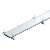 OKA-W2004030 Flushfloor trunking unit blank 2400x200x40