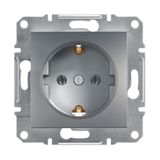 Asfora-socket outlet sideE-16A shutt steel