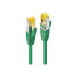 0.3m RJ45 S/FTP LSZH Network Cable, Green Cat.6A Plug, Cat.7 raw cable