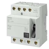 Residual current operated circuit breaker, 4-pole,  5SM3448-0