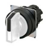 Selector A22NZ Ø22, 3 position, Lighted, bezel PLASTIC, MANUAL, COLOR