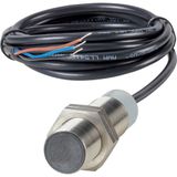 Proximity Sensor, M18, analog, Sn=1-7mm, 15-30VDC, 4-20mA, line 2m