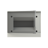 BEW402208 basic E Surface Mounted Transparent Grey Door 8 Module ; BEW402208