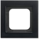 1721-275 Cover Frame Busch-axcent® black matt