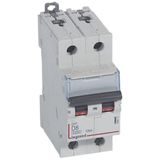 DX³6000 10kA high inlet and low outlet screw circuit breaker 2P 230V~ to 400V~ - 8A - D curve - 2 modules