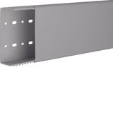 Slotted panel trunking made of PVC LKG 50x125mm stone grey