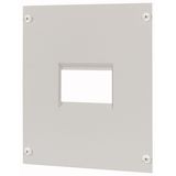 Front plate NZM4-XDV symmetrical for XVTL, vertical HxW=600x600mm
