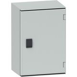 wall-mounting encl. ABS/PC monobloc IP66 H310xW215xD160mm+metal mount.plate