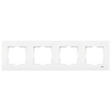 Karre Accessory White Four Gang Frame