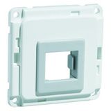 Compacta centraalplaat 1 Modular Jackmet Attema bev.clip C, levend wit