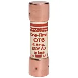 Fuse OT - Class K5 - Fast-Acting 250VAC 250VDC 6A Ferrule