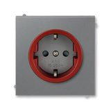 5518M-A03459 71 Socket outlet with earthing contacts, shuttered