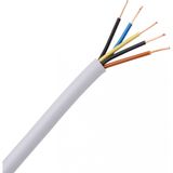 Sheathed cable, 5-core, colour: grey