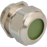 Cable gland Progress brass HT M10x1.5 Full sealing insert