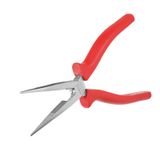 Snipe-nose pliers, 200 mm, straight, Protective insulation, 1000 V: No