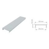 Aluminium cover CL L-2000mm W-33,9mm H-8,6mm