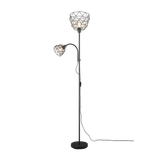 Haval floor lamp E27 + E14 matt black