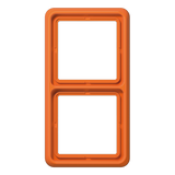 2-gang frame, orange CD582O