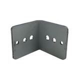 Mounting brackets metal with screws (PU=10 pieces)