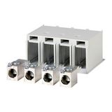 Tunnel terminal, 4p, 1 switch side, size 1