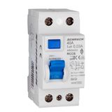 Residual Current Circuit Breaker 10kA, 40A, 2-pole, 30mA, A