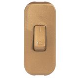 Cord switch - 2P - 2A - 250 V~ - coloured - olg gold