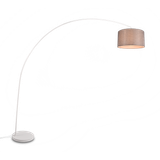 Mansur floor lamp E27 matt white/grey