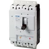 Circuit-breaker, 4p, 400A, 250A in 4th pole, withdrawable unit