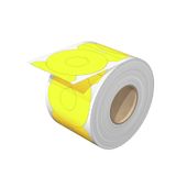Device marking, halogen-free, Self-adhesive, Polyester, yellow