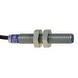 Inductive proximity sensors XS, inductive sensor XS1 M8, L50mm, stainless, Sn1mm, 24...240VAC/DC, cable 2 m