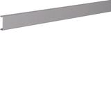 Lid made of PVC for slotted panel trunking BA6 25mm stone grey