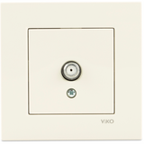 Karre Beige Sat Socket Terminated (Sat-TV-Rd)