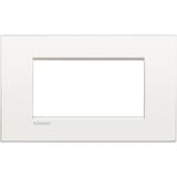 LL - COVER PLATE 4P PURE WHITE