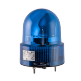 Prewired rotating mirror beacon, Harmony XVR, 120 mm, blue, with buzzer 50...90 dB, 24 V AC DC
